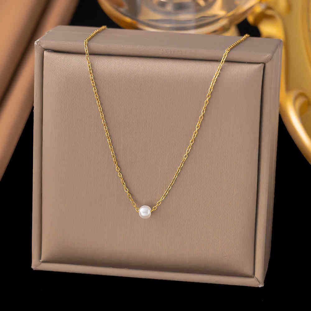 Collier Perle solitaire — visuel 1