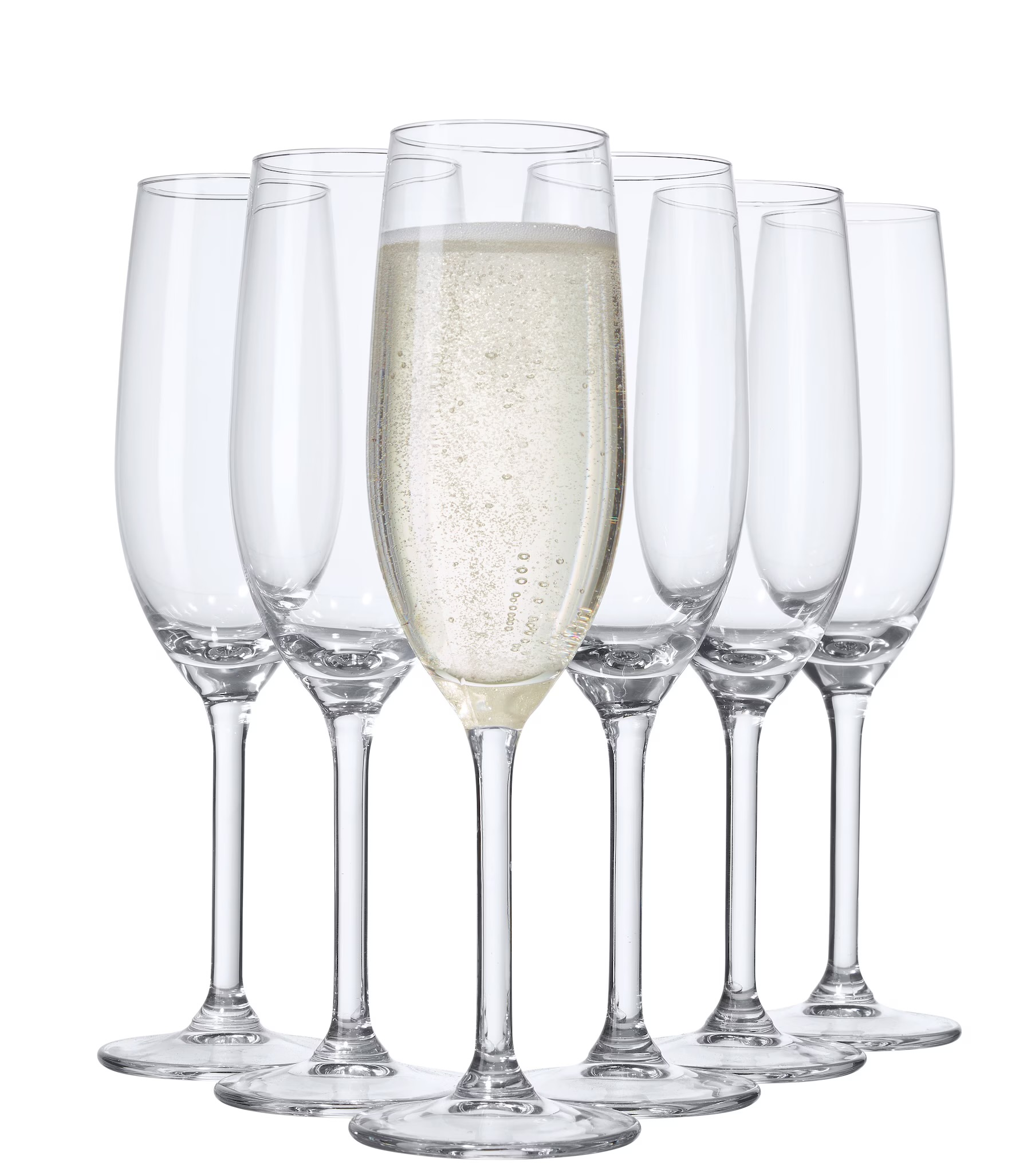 Flûte à champagne gravée