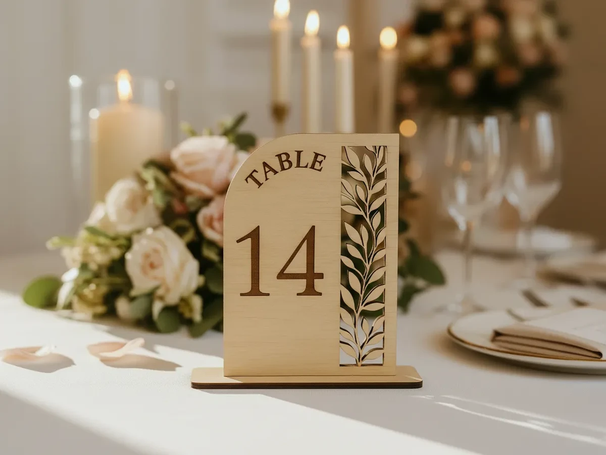 Numéro de table Feuillage