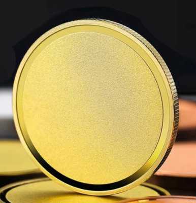 Pièce ronde laiton à graver