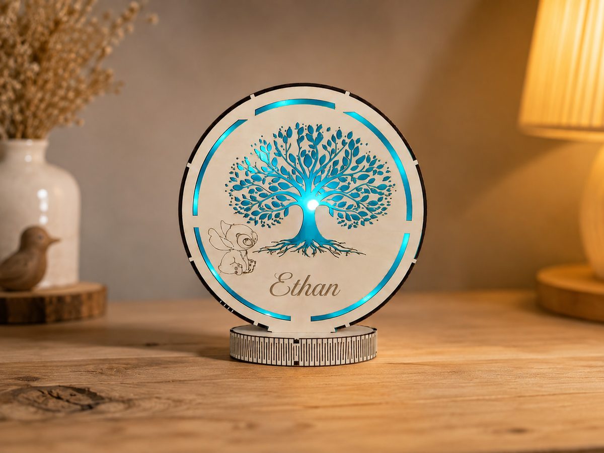 Veilleuse Arbre de Vie au prénom